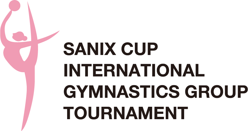 サニックスCUP国際新体操団体選手権のロゴ